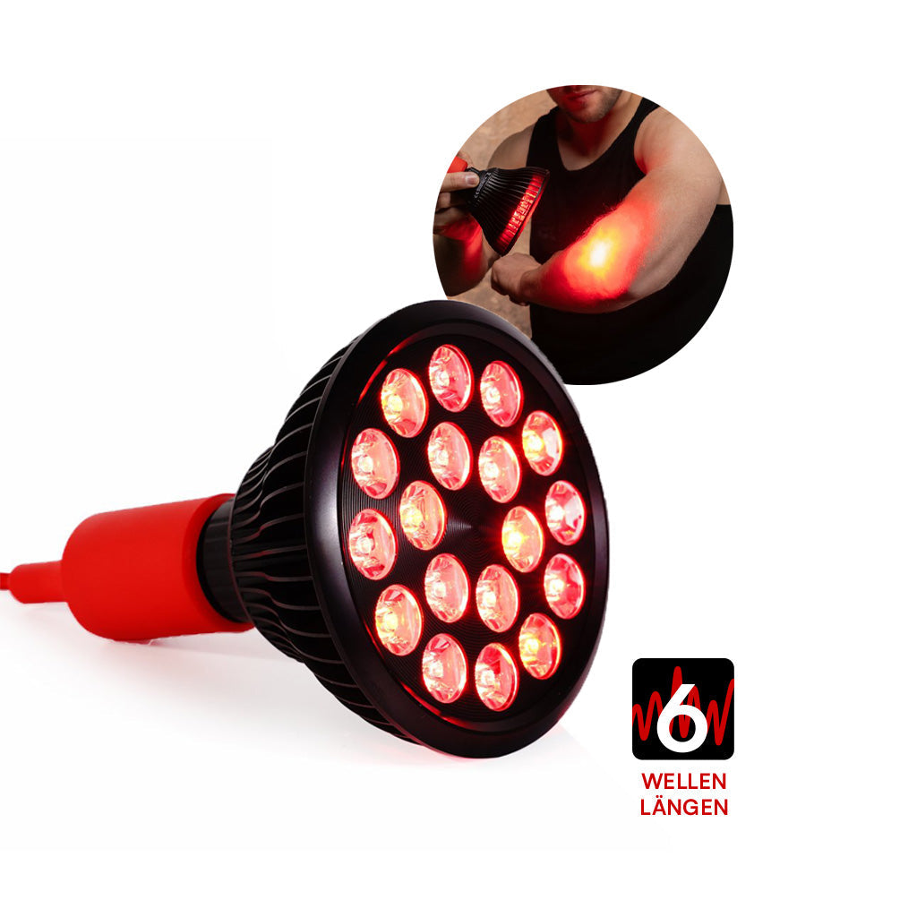 Lampe de Luminothérapie 6 Longueurs d'Onde, 3 Modes Dynamiques