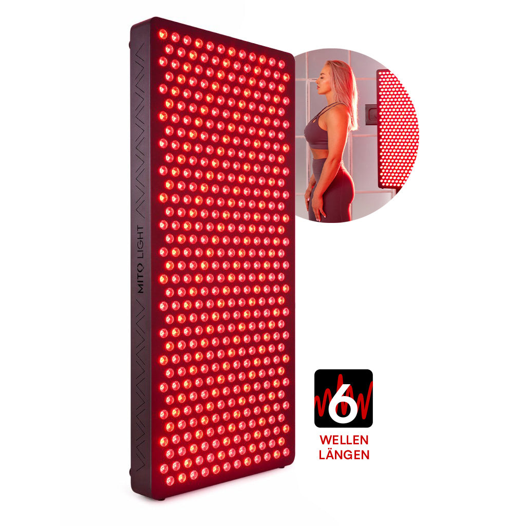 Lampe de Luminothérapie Rouge 6 Longueurs d'Onde, Tactile