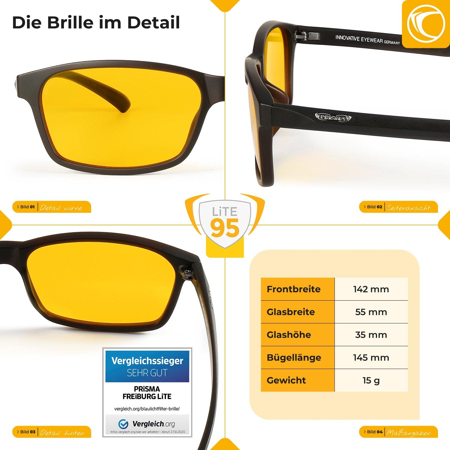 Lunettes Filtre Lumière Bleue Confort Visuel 95% Protection