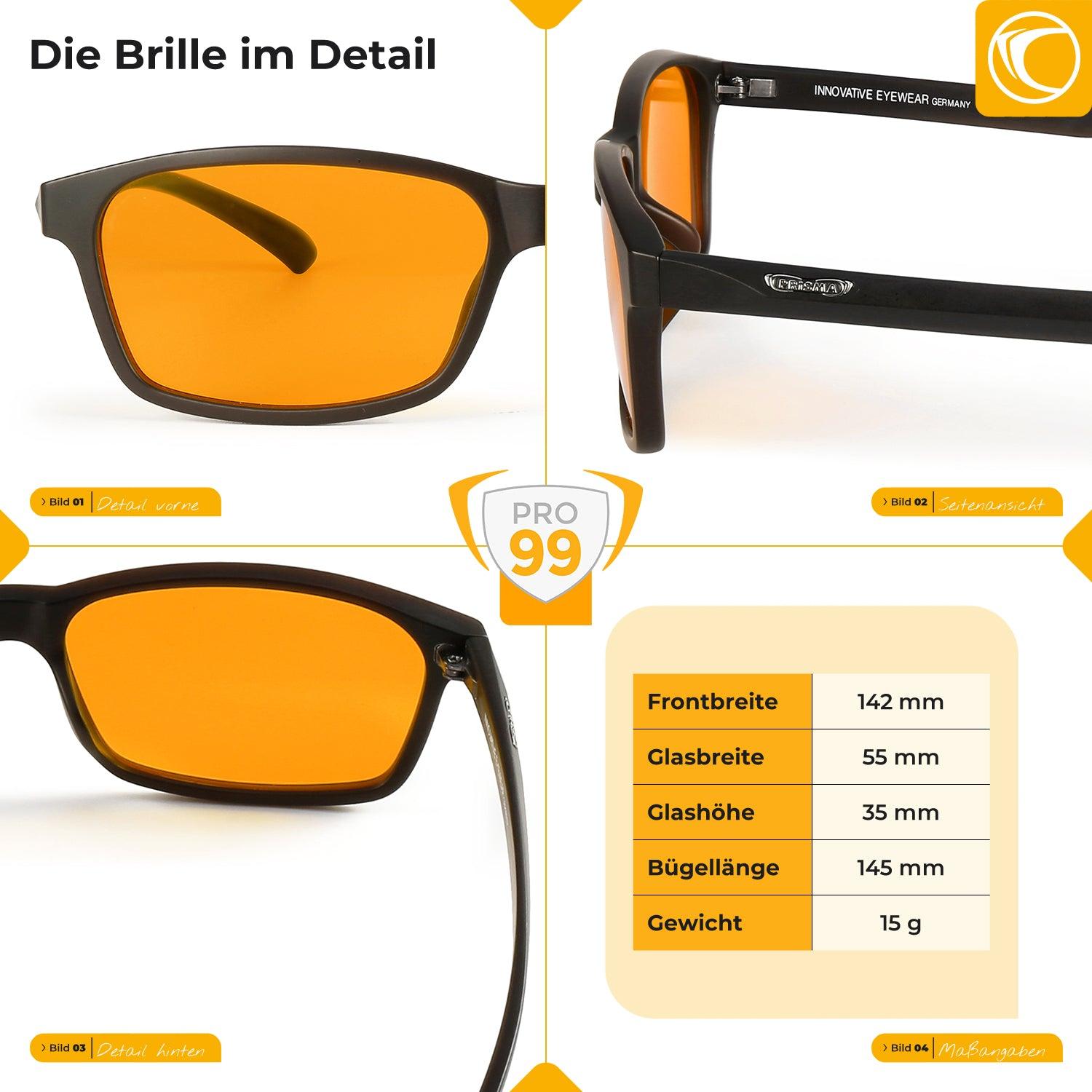 Lunettes Filtre Lumière Bleue 99% - Protection UV, Confort Visuel