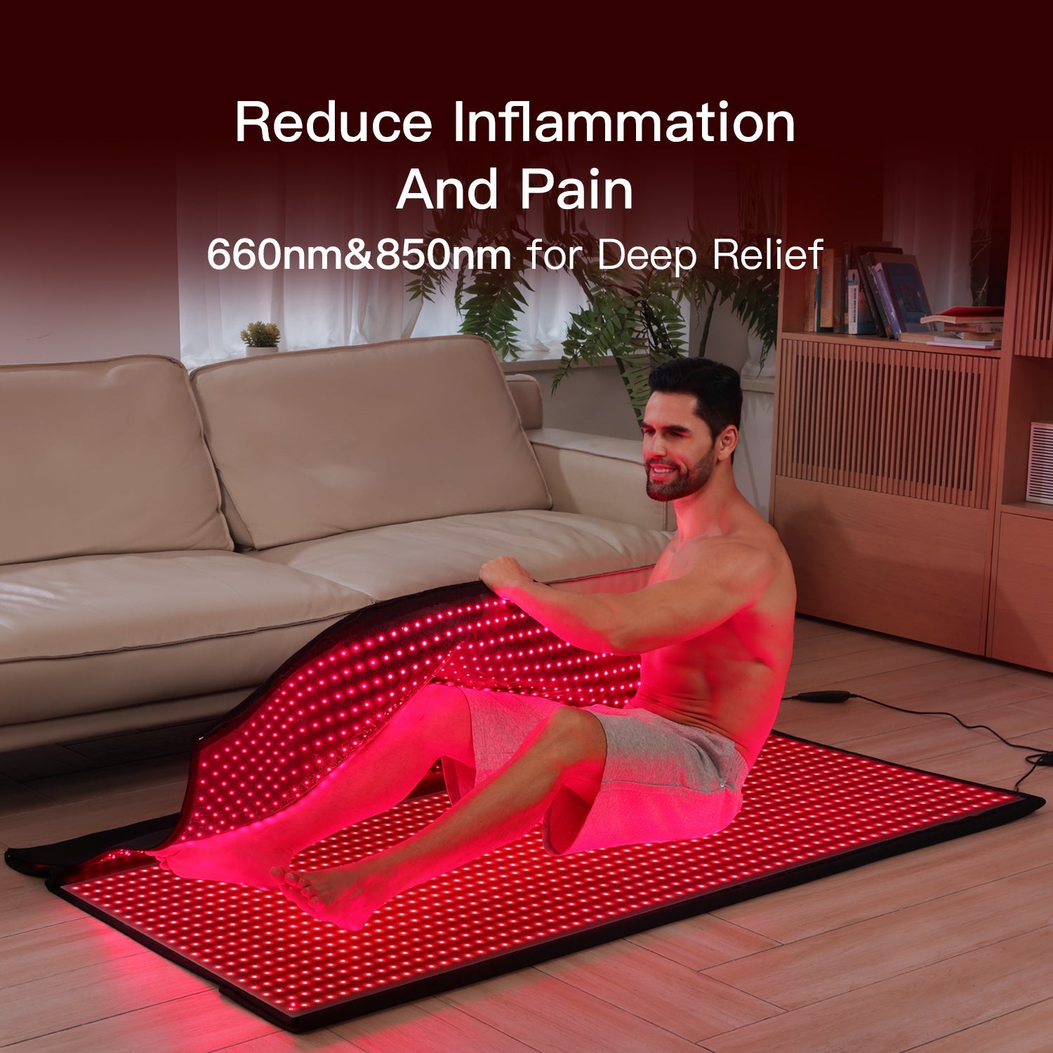 Megelin Red and Infrared Light Therapy Bag