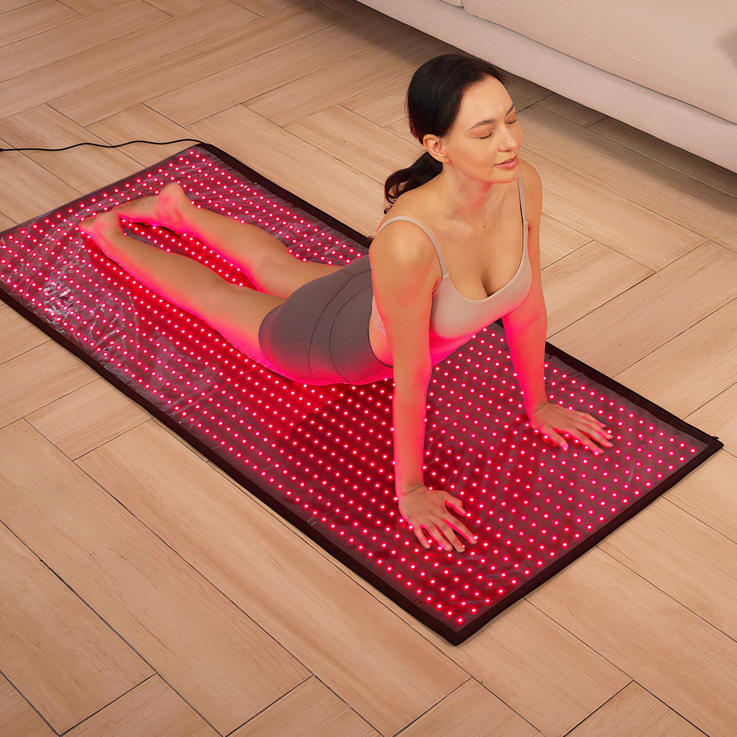 Megelin Red and Near-Infrared Light Therapy Mat for Whole Body